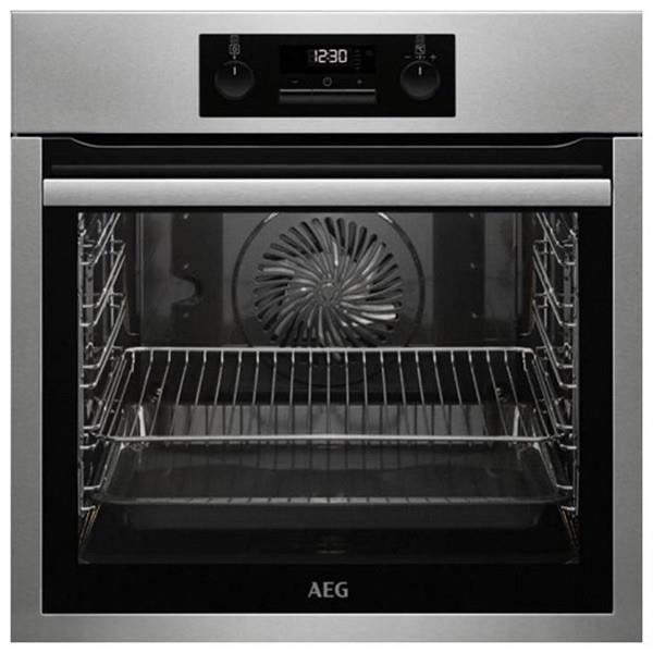 Four à pyrolyse Aeg BPS331120M 74 L LCD 3000W Acier inoxydable Noir