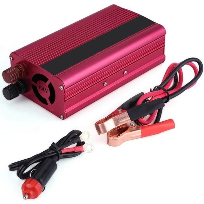Xuyan-1500 W Convertisseur De Voiture DC 12 V À AC 230 V USB Chargeur Portable Pour Voiture Allume-Cigare Adaptate