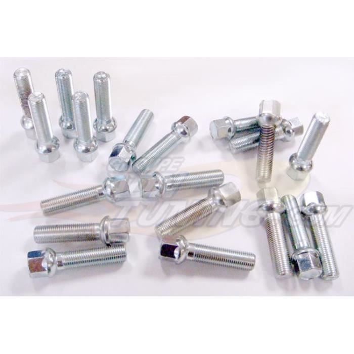 Pack de 20 Vis 14x150 - L2 60mm - Cle 17 - Portee Spherique - PGS