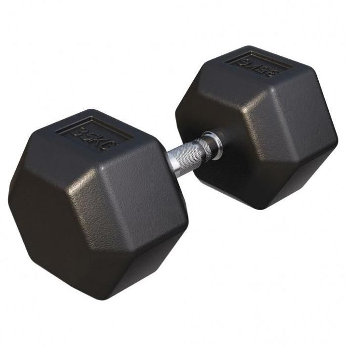 Haltère hexagonal de 35 KG