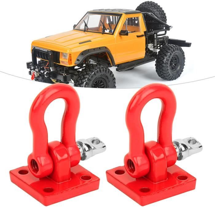Crochet De Remorquage En S Pour Crawler RC 1/10 - Compatible SCX10, TRX4 - Treuil Ou Décoration
