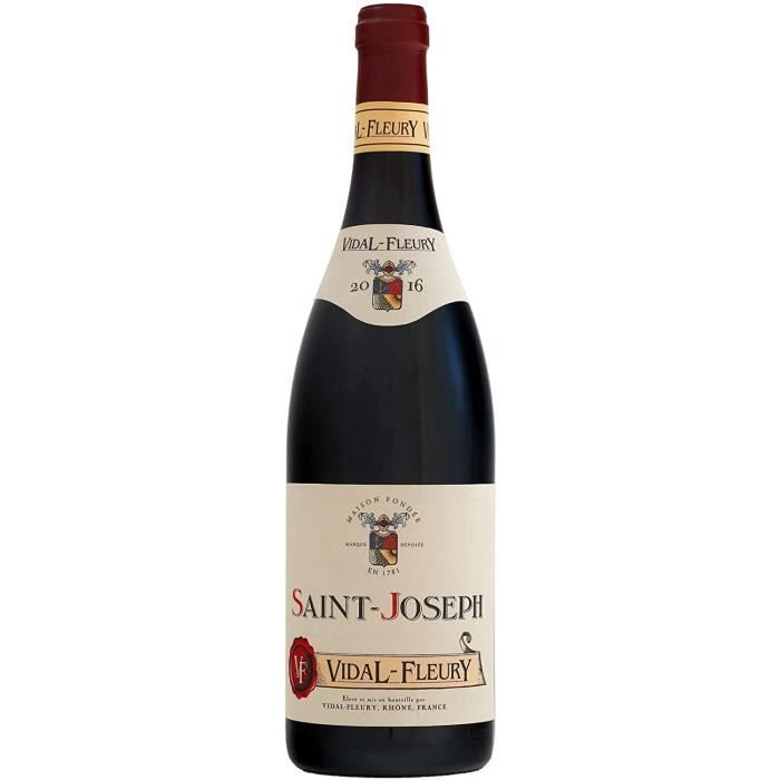 Vidal-Fleury vin de Saint-Joseph rouge 2017 1 Bouteille (75 cl)