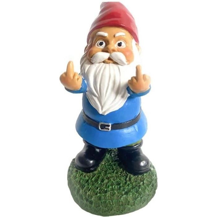 Gnome Statue miniature Jardin Ornement extérieur Micro Paysage Décoration Barbe Blanche Nain pour Maison cadeau Cour Jardinet