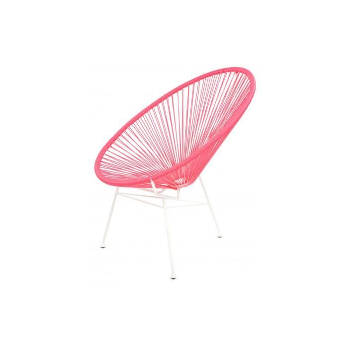 fauteuil la chaise longue rose acapulco declikdeco