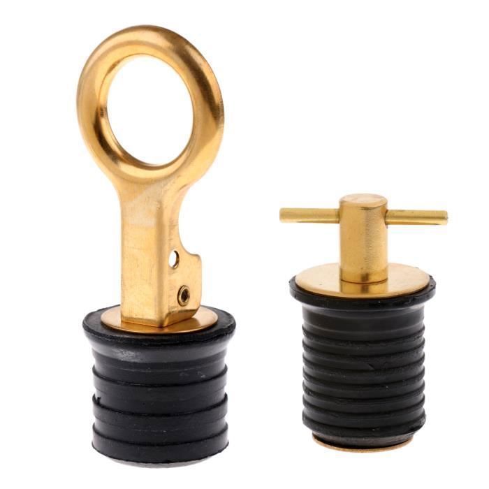 BARQUE DE PECHE - PIECES DETACHEES Embout de vidange pour bateau, 1 pièce, 30 mm Bouchon de vidange Twist Turn, 1 pièce, 24 mm