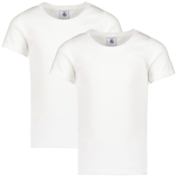 Petit Bateau Fille t-shirts-manches-courtes
