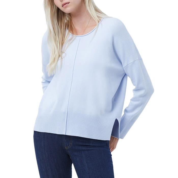 Chandail à manches longues solide à la mode pour femmes