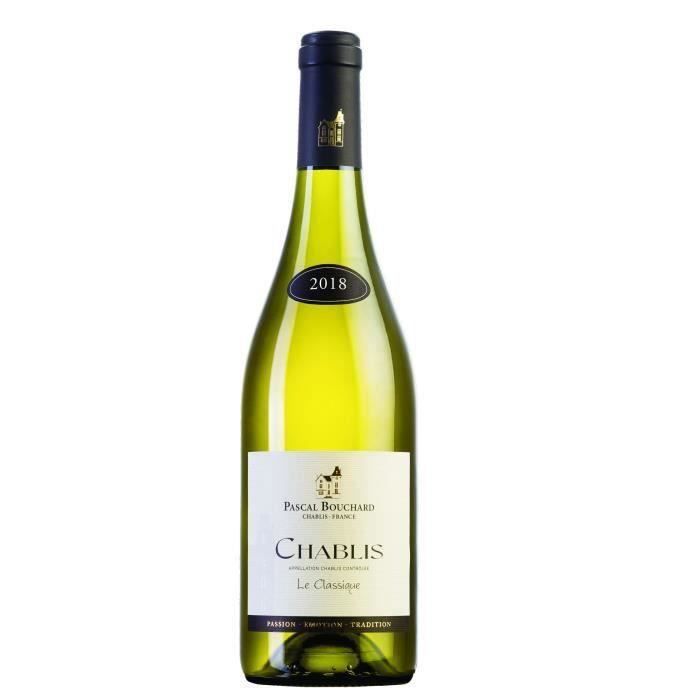 Pascal Bouchard Le Classique 2019 Chablis - Vin blanc de Bourgogne