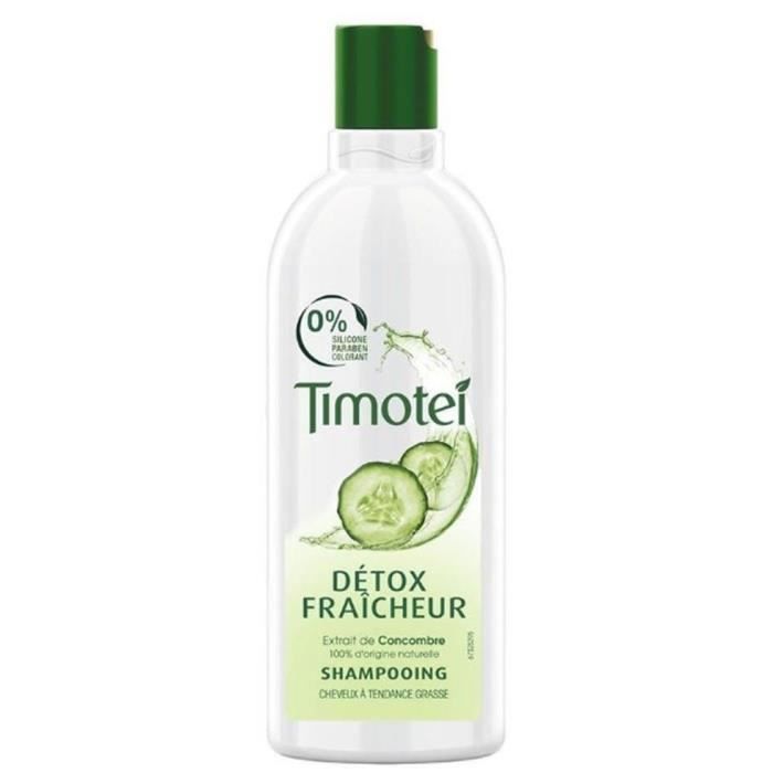Timotei Shampooing Détox Fraîcheur 300ml (lot de 4)