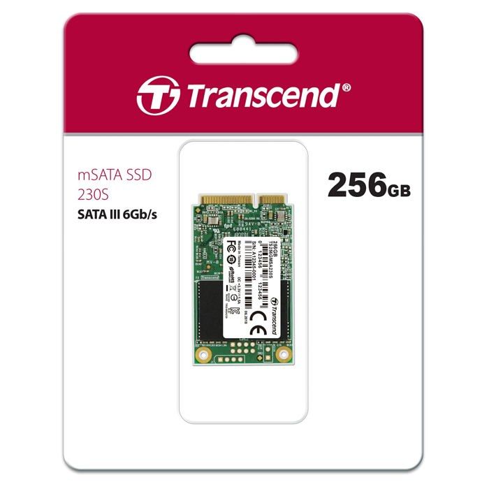 Transcend 256 Go SATA III 6 Go/s MSA230S mSATA SSD 230S Solid State Drive - TS256GMSA230S
