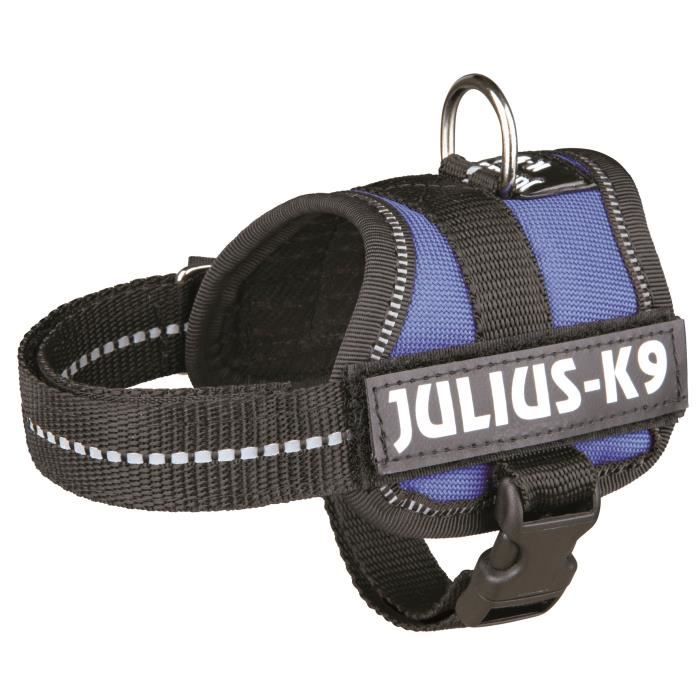 Harnais Power Julius-K9 - Baby 1 - XS : 30-40 cm-18 mm - Bleu - Pour chien