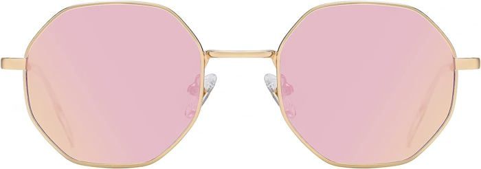 Pawpoem Lunettes De Soleil Polarisées Femme, Sunglasses For Women Rétro