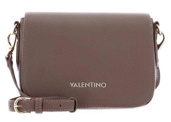 Sac Bandoulière Valentino Brixton Flap Bag - Bordeaux - Polyuréthane - Dimensions 22x16x8.5 Cm - Sangle Réglable