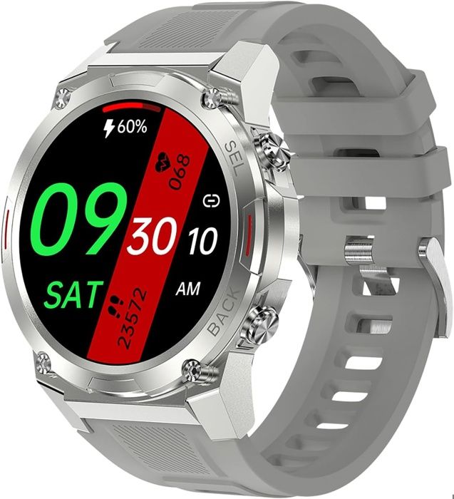 Montre intelligente AMOLED 143 pouces répondrepasser des appels tracker dactivité 400 mAh