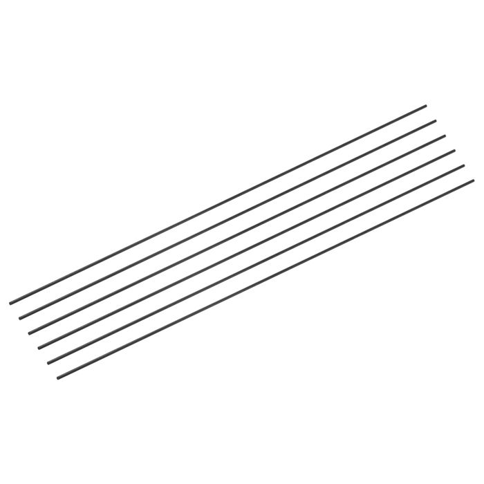 Tubes En Fibre De Carbone 2mm X 100mm - Pour RC Avion, Aile, Quadricoptère, Lot De 12