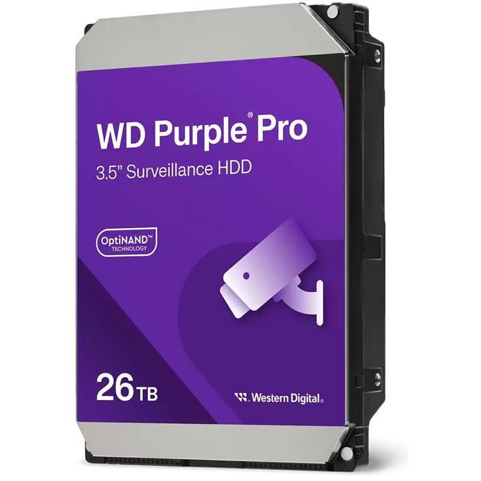 WD Pro WD260PURP Disque dur 26 To surveillance vidéo intelligente interne 3.5 SATA 6Gb/ 7200 toursmin mémoire tampon : 512 Mo - vue 4