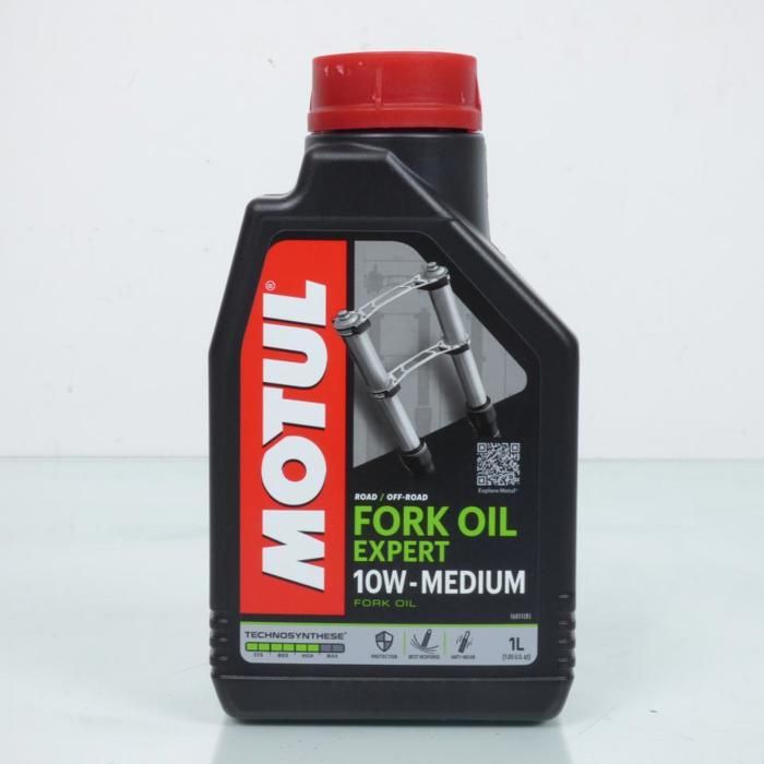Huile fourche moto Motul Fork Oil Expert Medium SAE 10W Technosynthese 1L Neuf