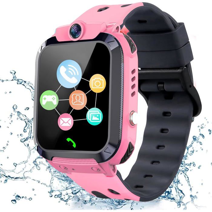 Montre Connectée Enfant Avec 2 Caméras 16 Jeux, Musique Montre Intelligente Enfant Garçons