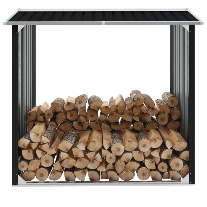 vidaXL Abri de stockage à bois