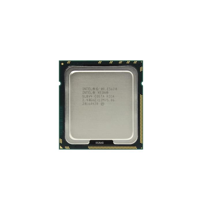 Xeon E5620 CPU Socket LGA 1366 4 cœurs 8 threads 2.4GHz 12Mo cache L3 80W
