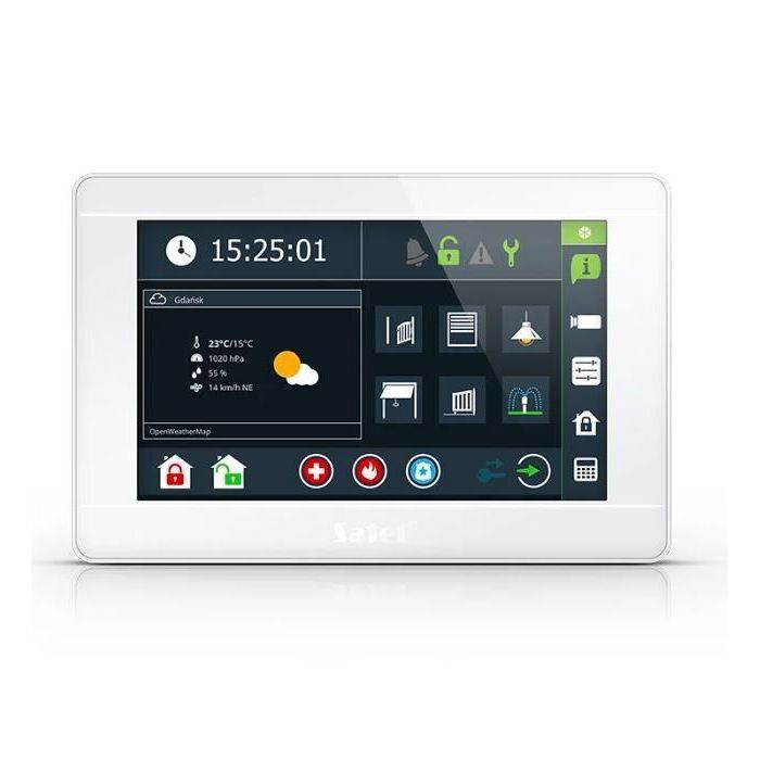 Clavier pour tablette tactile Satel - INT-TSI-W - accessoire dunité de commande centrale de domotique