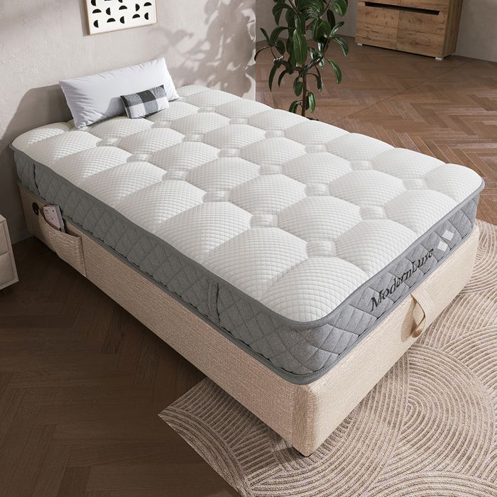 Matelas Orthopédique 90x200 cm mousse froide ressorts 7 zones H3(moyen) 20 cm Matelas Orthopédique 90x200 cm mousse froide ressorts 7 zones H3(moyen) 20 cm
