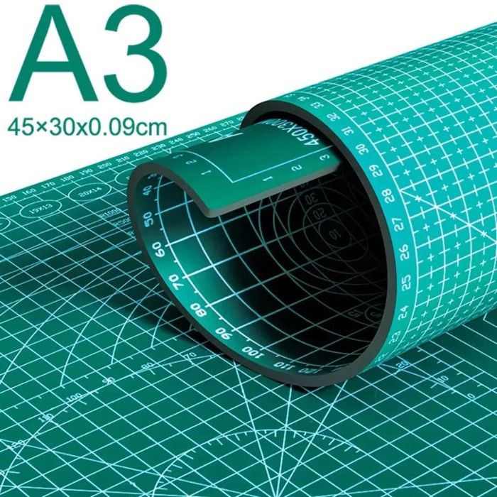 Tapis de découpe A3 en PVC auto‑cicatrisant Double face, anti‑coupure — free download