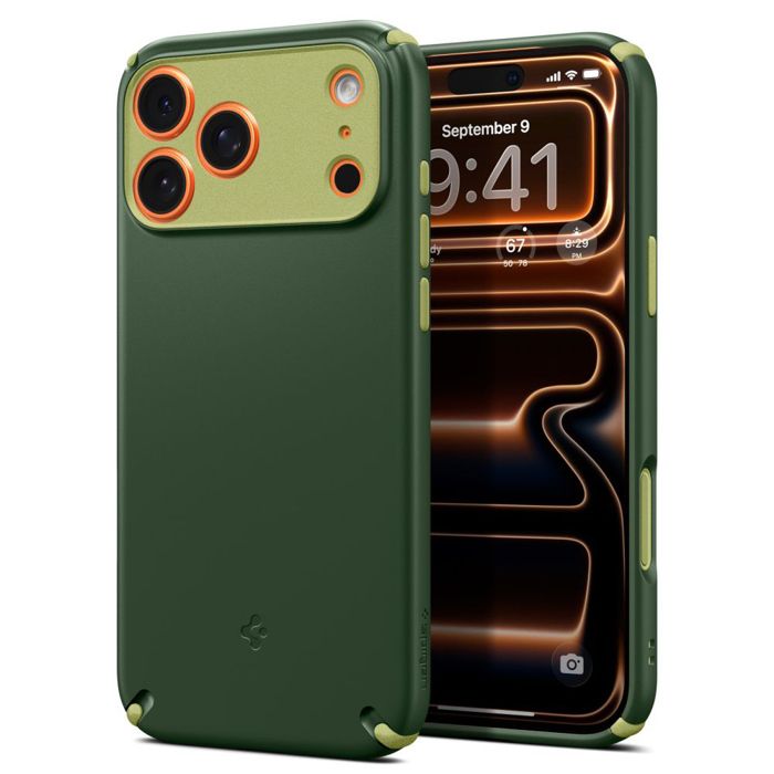 Coque Spigen Caseology Nano Pop Hybrid MagSafe pour iPhone 17 Pro - Avo Green