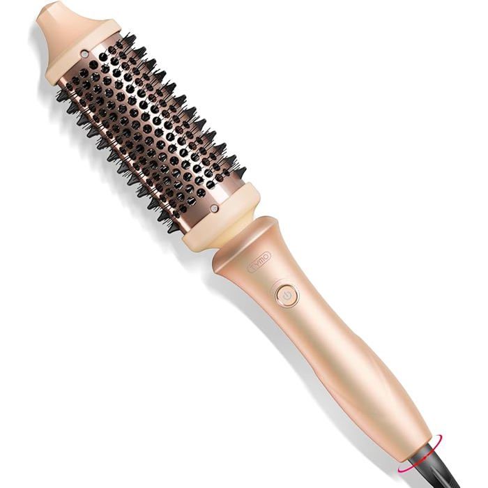 Thermal Brush Brosse Thermique pour Brushing de 38mm 43mm One-Step Céramique Peigne à Friser Chauffante 3 Rose ro BROSSE SOUFFLANTE