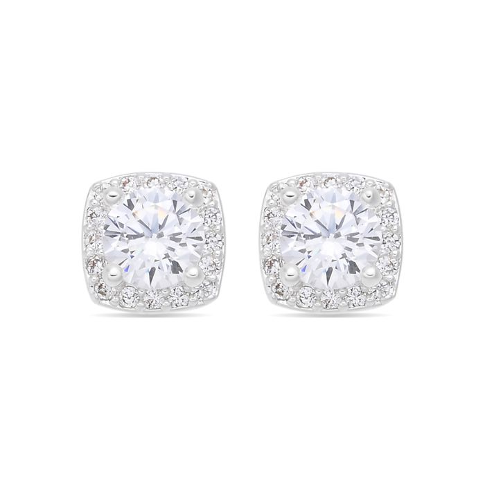 Boucle d Oreille Luxenter en métal brillant et alliage de zirconie fini en or rose 18 carats - Kailial Boucle d Oreille Luxenter en métal brillant et alliage de zirconie fini en or rose 18 carats - Kailial