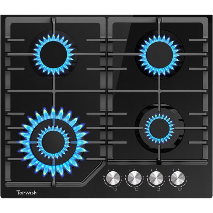 Plaque de cuisson gaz 4 feux TOPWISH reconditionnee
