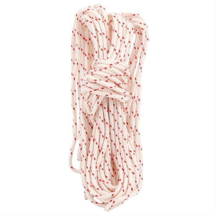 Corde Démarrage 3mmx10m Corde De Démarrage 10m 3.0mm - Qualité Pro Pour Tondeuse, Tronçonneuse Et Outils Jardin Remplacement Corde Démarrage