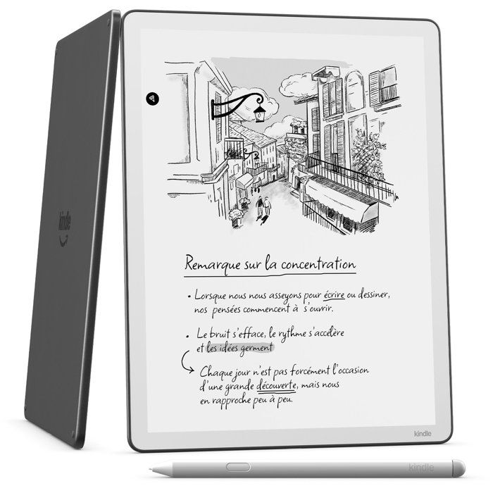 Liseuse AMAZON Kindle Scribe Écran 11 Effet papier Éclairage avant - vue 2