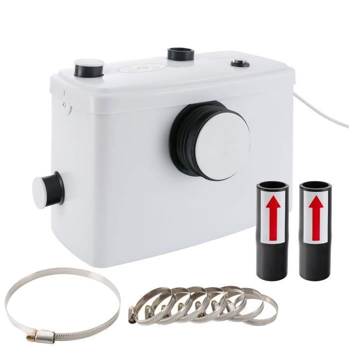 AREBOS Broyeur sanitaire pour WC lavabo douche Pompe eaux usées