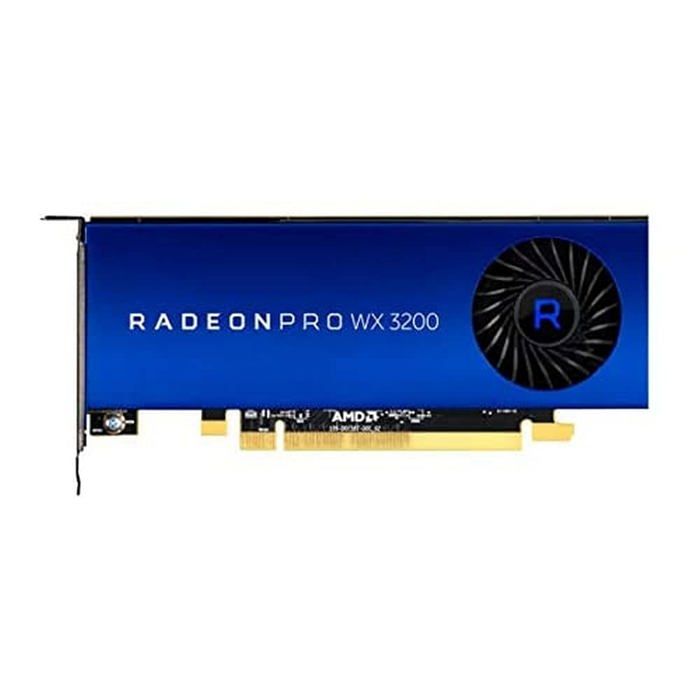 Carte graphique – AMD – Radeon Pro WX 3200 – 4 Go GDDR5 – PCIe 3.0 – 4 Moniteurs