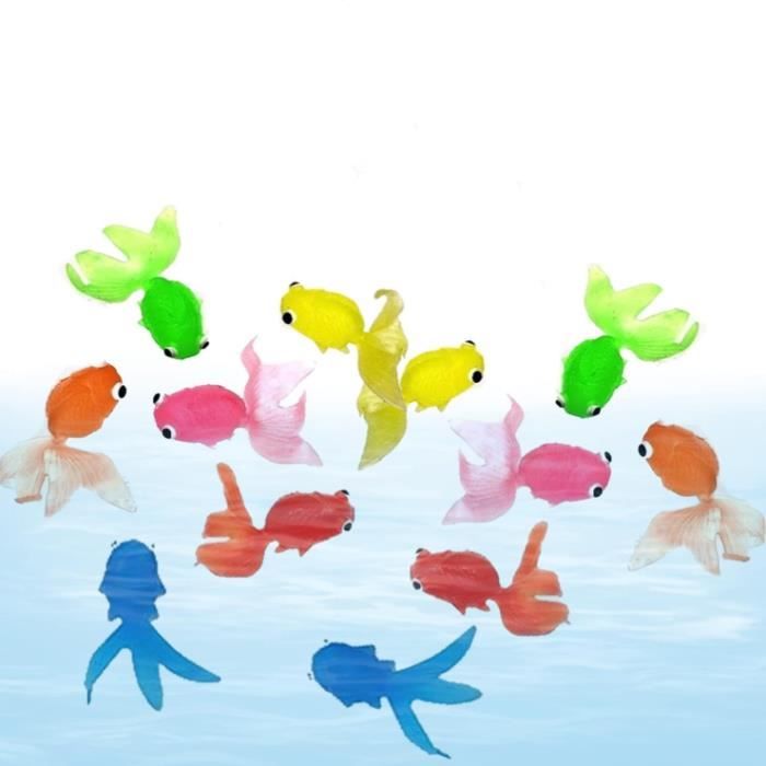 DECORATION ARTIFICIELLE - FOND DE DECOR - FIGURINE AQUARIUM JANTE - ROUE Ensemble De Jeu De Pêche Pour Enfants Jouets De Bain De