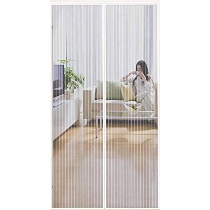 AimantéE Moustiquaire 65 X 195 Cm Sur Mesure De Porte Rideau