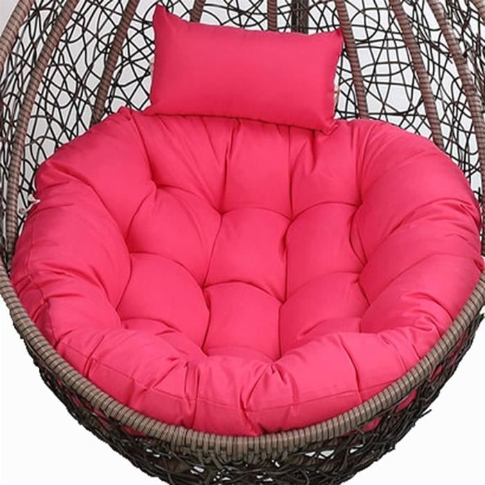 Coussin De Fauteuil Rond Suspendu Épais 80x80cm - Confort Moelleux Pour Hamac, Chaise Œuf Et Balancelle Intérieur Extérieur