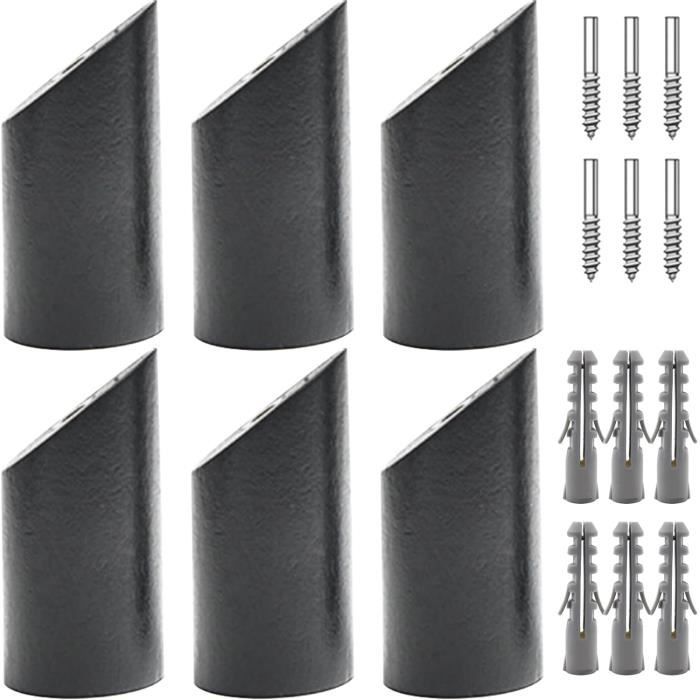 Gedotec Lot de 4 crochets muraux en métal pour garage ou atelier