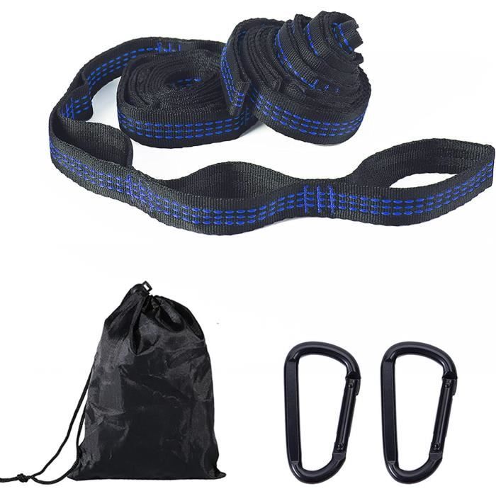 Kit de sangles de hamac pour balançoire d'arbre, sangles d'arbre de