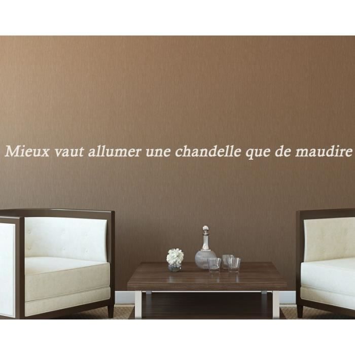 Stickers Citation Obscuritenoir 17 5 X 180 Cm Cdiscount Maison