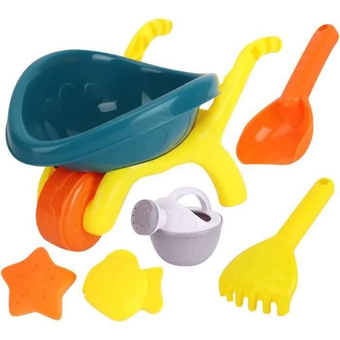Jouets De Plage 25 Pièces - Seau, Moules, Pelles, Sac Filet, Pour Bac à Sable Intérieur/extérieur