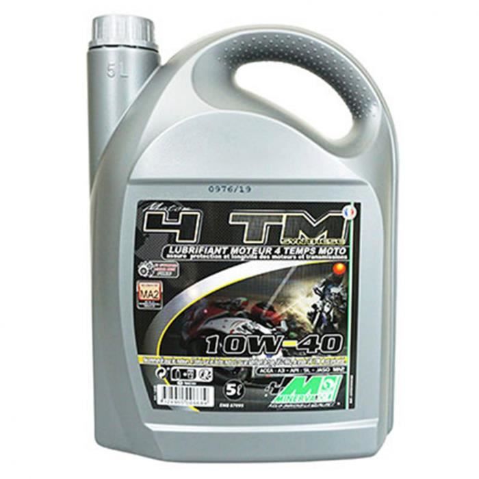 HUILE MOTEUR 4 TEMPS MINERVA MAXISCOOTER-MOTO 4TM SYNTHESE 10W40