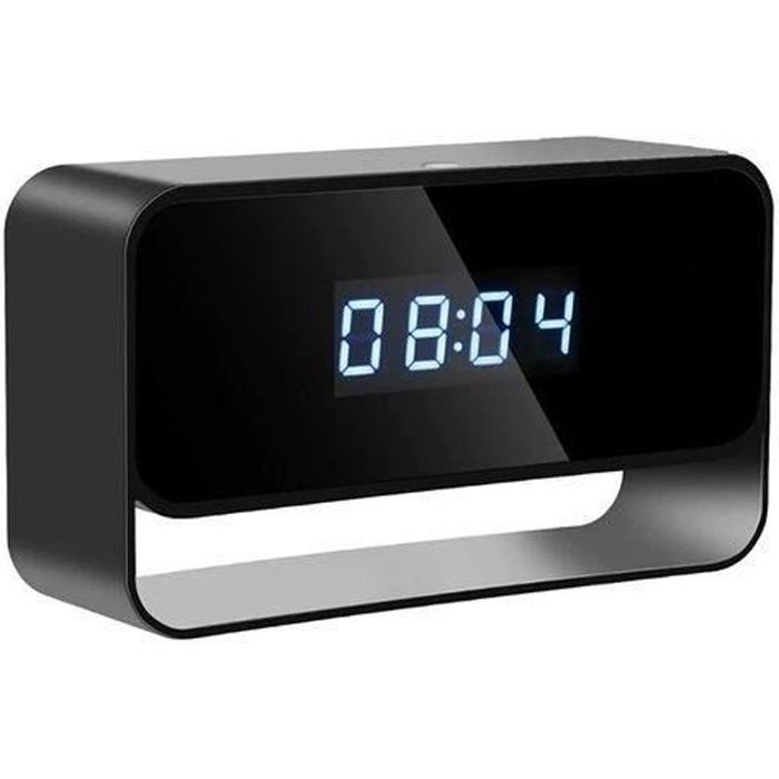 Réveil caméra espion surveillance HD 1080P IP Wifi vision nocturne