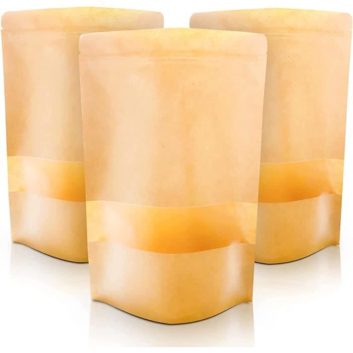 Sac30pcs I Sac kraft alimentaire en papier I Sachet papier kraft