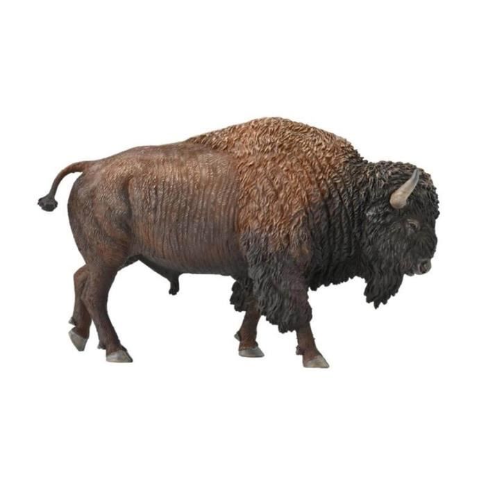 Figurine - Collecta - Bison dAmérique - Blanc - A partir de 3 ans