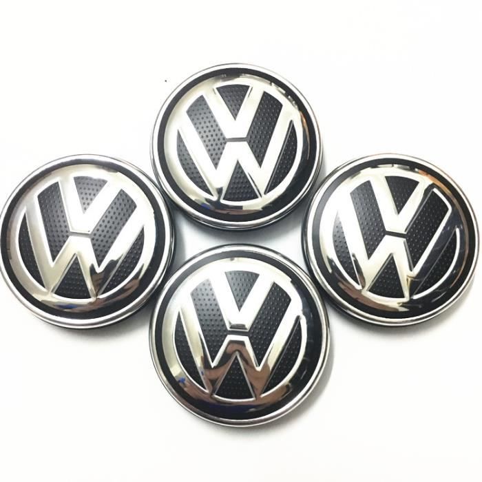 4x 56mm VW Logo Jante Cache Moyeu Centre De Roue Piqûres Emblème Pour Volkswagen#6C0 601 171