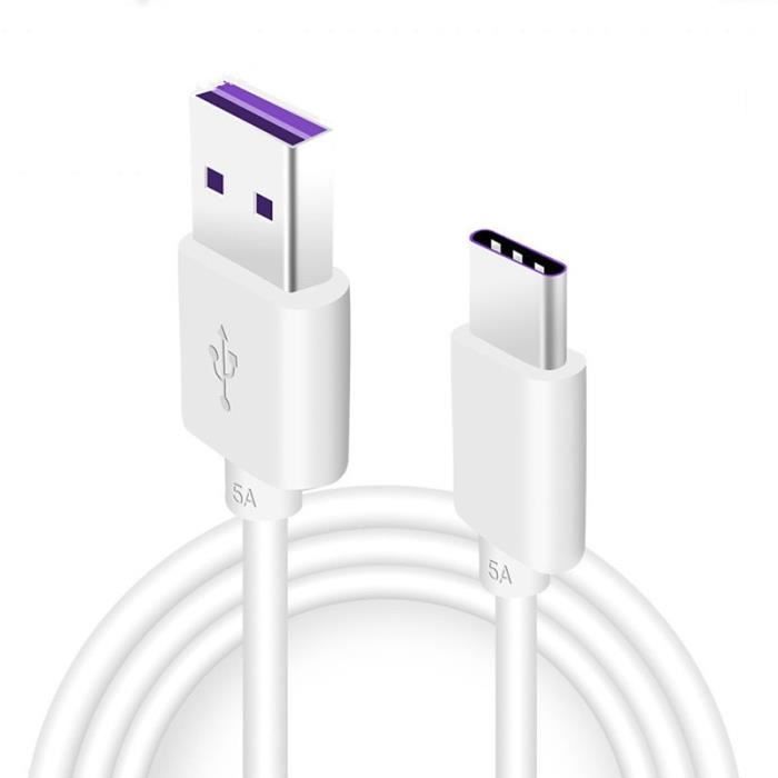 type C blanc 1m P30 P30 Pro Chargeur rapide USB pour mobile Huawei P20 Lite type C blanc 1m P30 P30 Pro Chargeur rapide USB pour mobile Huawei P20 Lite