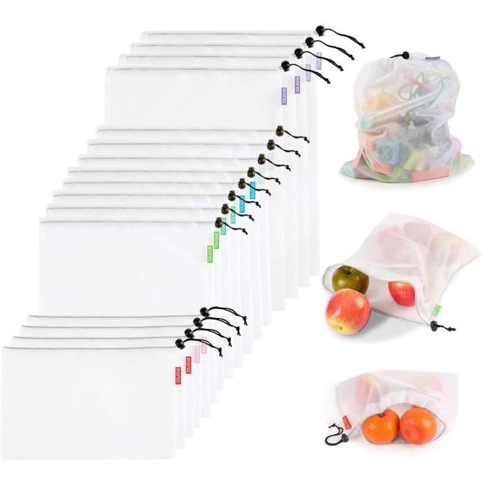 Sac fruit top legume reutilisable