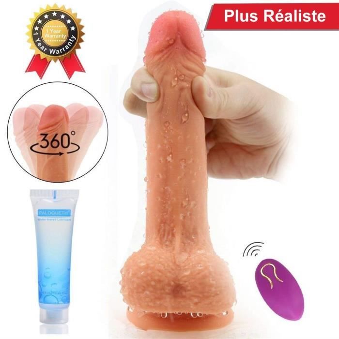 Godemichet, Godemichet Vibromasseur Godes Femme Raliste Godemichet Vibrant  Vendouse Silicone 10 Modes de Vibration Pnis PALOQUE - Cdiscount Boutique  Erotique